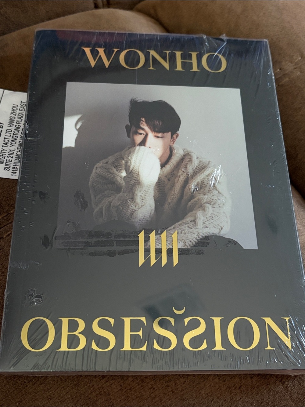 Wonho Obsession CD - Black with Gold Accents